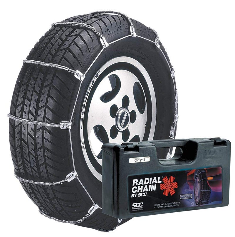 SCC SC1026 Radial Chain Cable Traction Tire Chain, Silver, Set of 2 - Image 2
